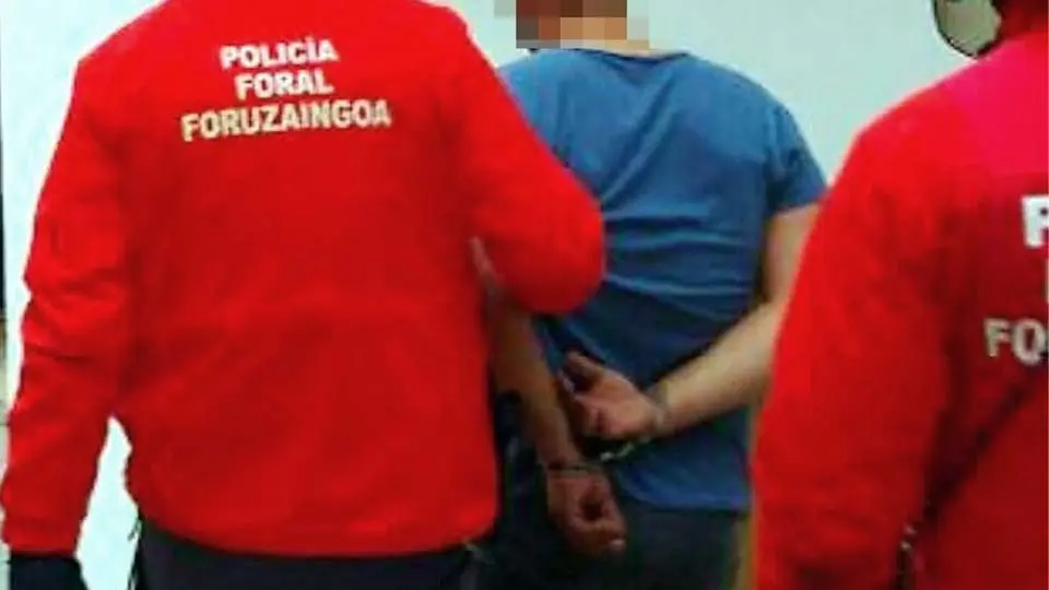 Detención Policiía Foral de Navarra