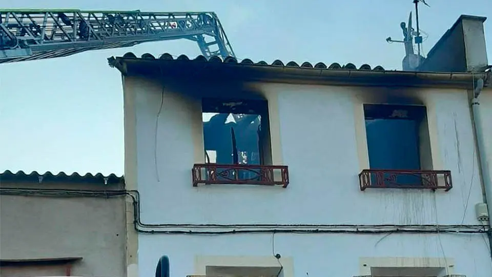 caparroso incendio vivienda