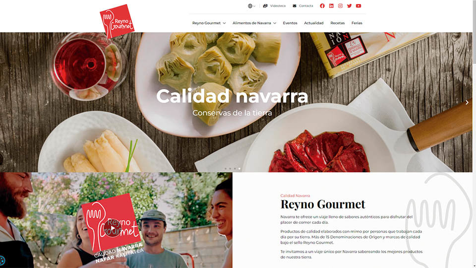 reyno gourmet web
