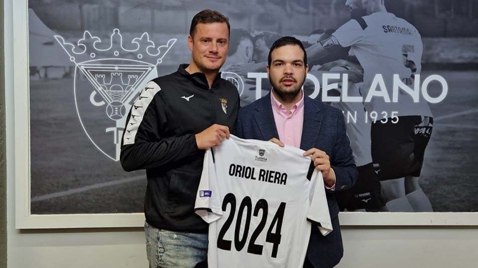 Renovación Oriol Riera CD Tudelano 2023-2024 1