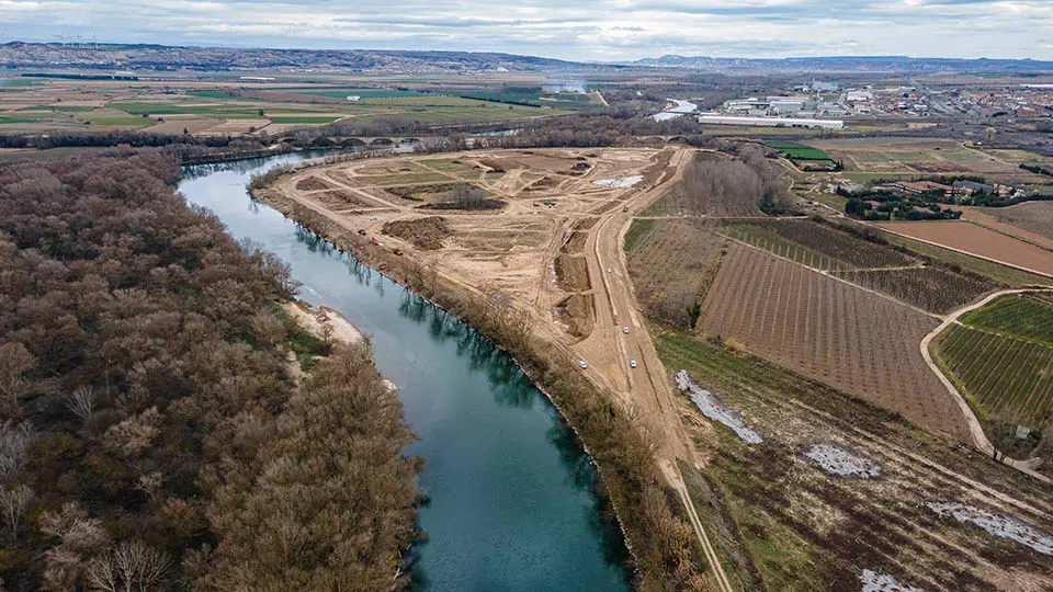 alfaro dique ebro inundaciones