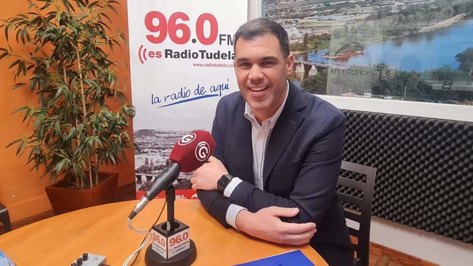 Javier García, presidente del PPN y candidato del partido a la presidencia del Gobierno de Navarra.