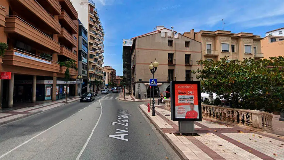 avenida zaragoza paseo invierno