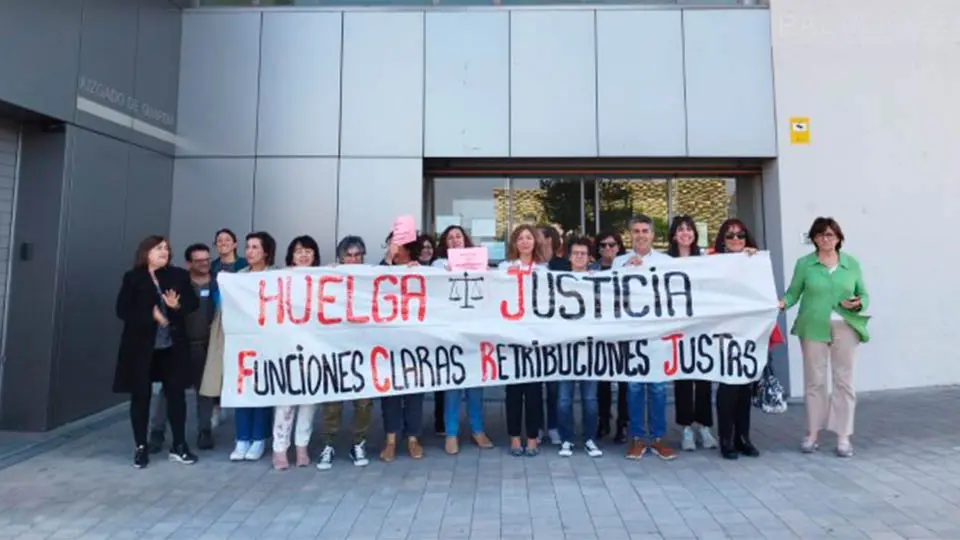 huelga funcionarios justicia