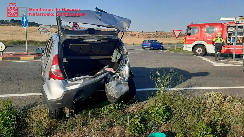 accidente carretera NA-160