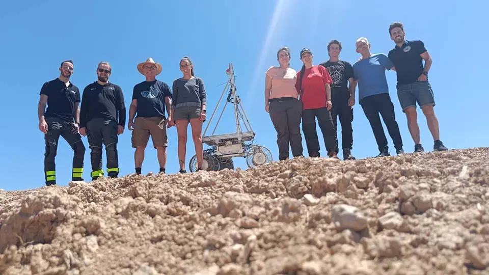 GMV prueba un nuevo rover rápido para exploración planetaria en Cabanillas