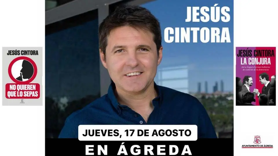 Jesús Cintora estará en Ágreda el 17 de agosto