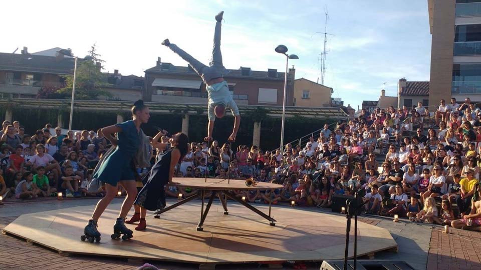 Festival de Circo de Navarra. Actuación en Tudela 2019