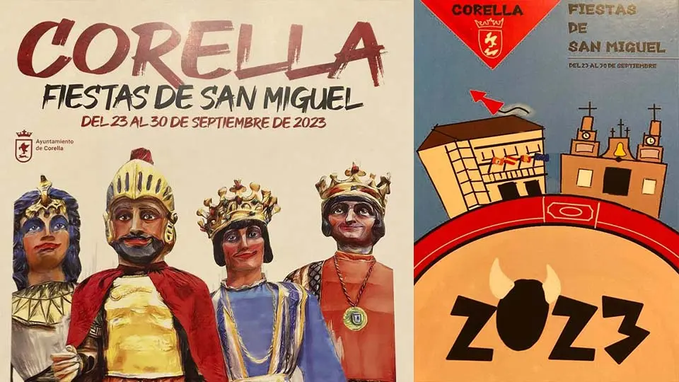 Carteles ganadores del concurso de fiestas de San Miguel 2023