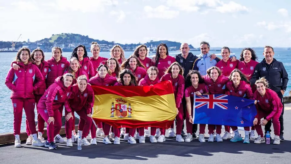 Selección Española Femenina de Fútbol Foto Facebook Federación Navarra de Fútbol