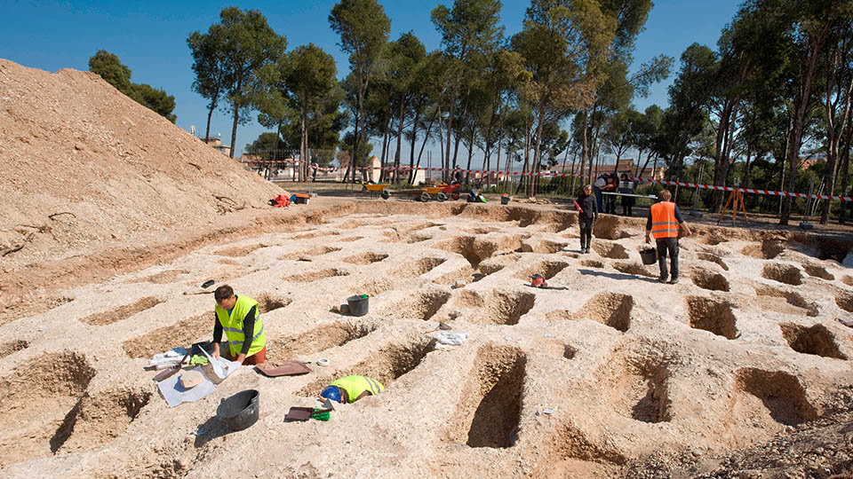 excavaciones necropolis tudela