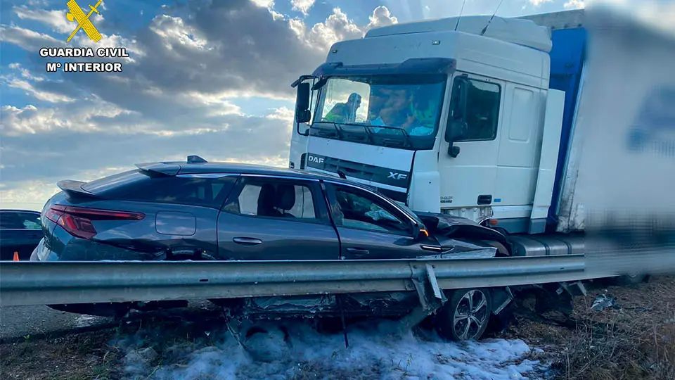 calahorra accidente camion