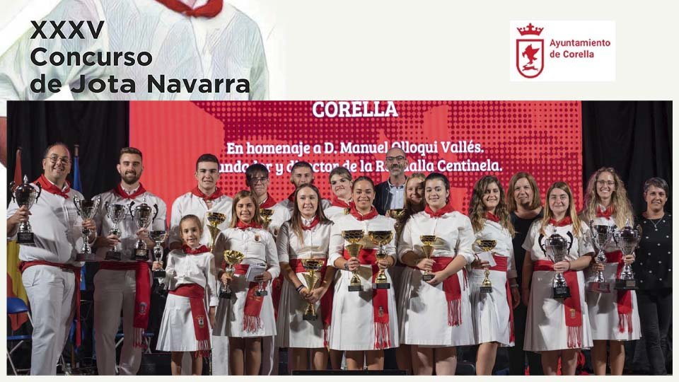 Gandores del Concurso de Jota Navarra 2022 de Corella