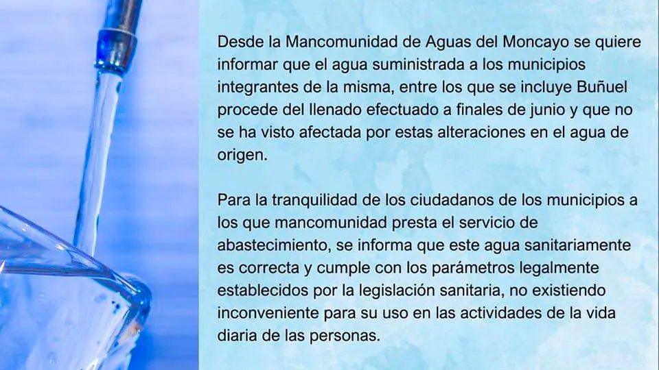 nota agua mancomunidad de aguas del moncayo