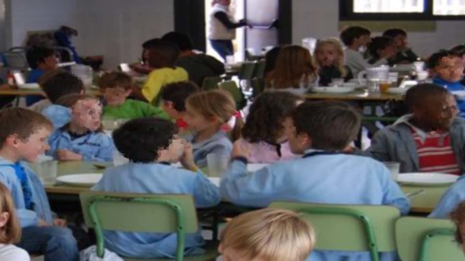 Comedor Escolar. Foto Colegio CP Santa María de Cascante