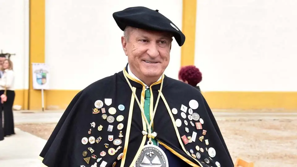 Jesús Marín Fuentes, presidente de la Cofradía del Aceite de Oliva de Navarra y gerente de Urzante. Foto Ángel Álava