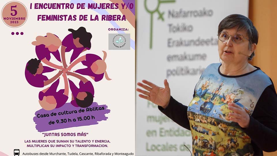 Neus Albertos participará en el I encuentro de mujeres y o feministas de la Ribera que se celebrará en Ablitas
