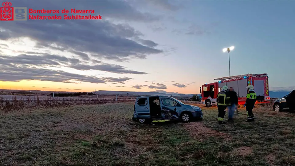 murchante accidente salida de via ap-68