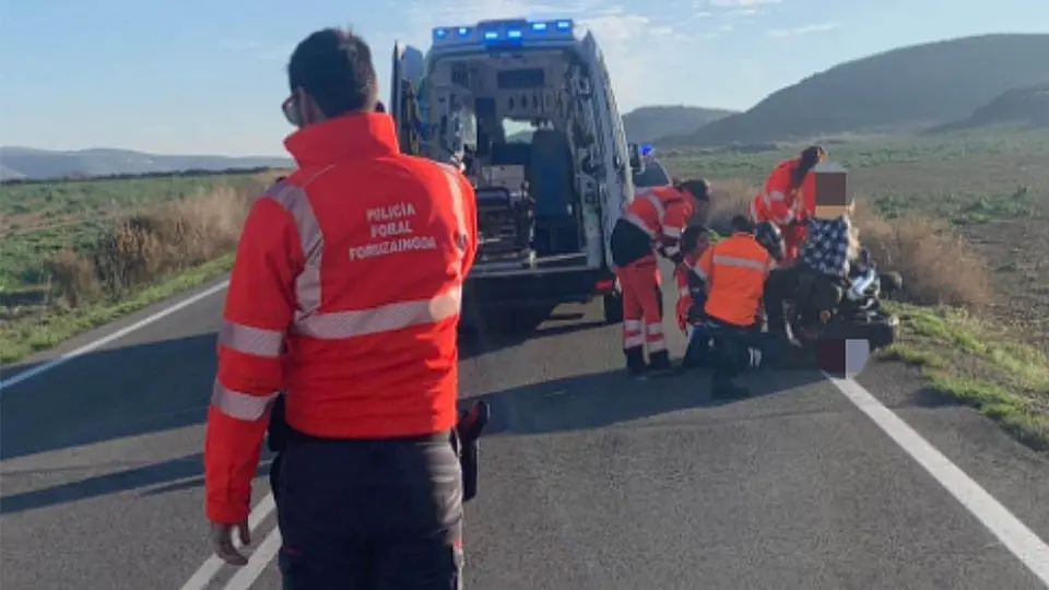 accidente tudela carretera ejea de los caballeros