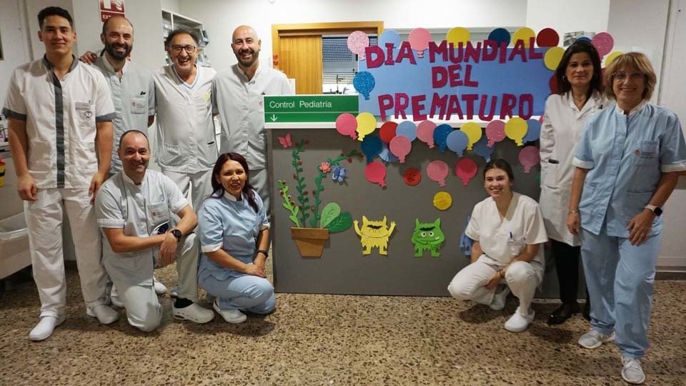 Equipo de neonatología del Hospital Reina Sofía de Tudela