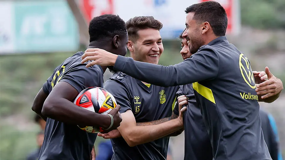 las palmas jugadores entrenamiento