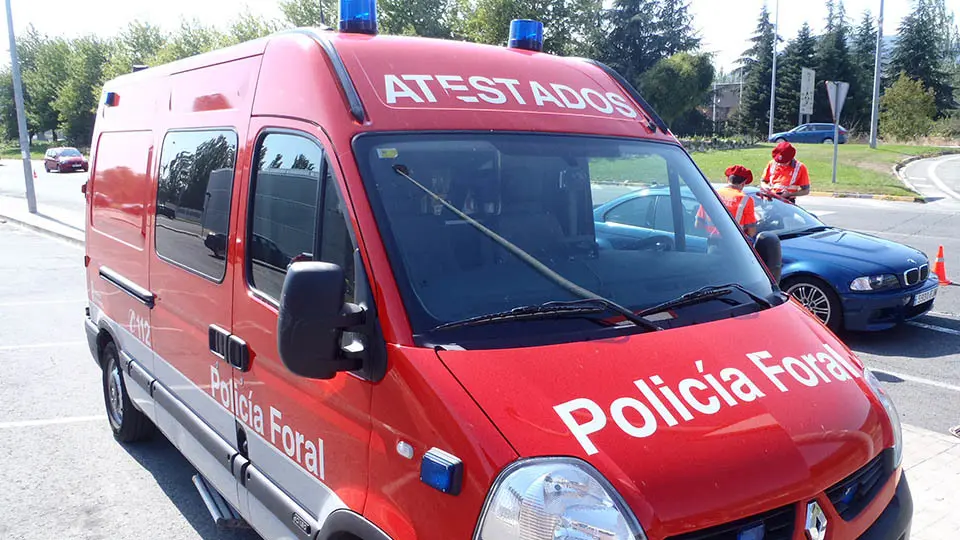 policia foral equipo atestados