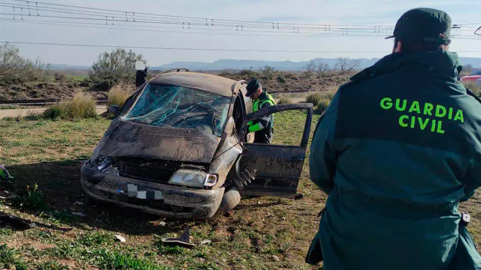 tudela accidente vuelco