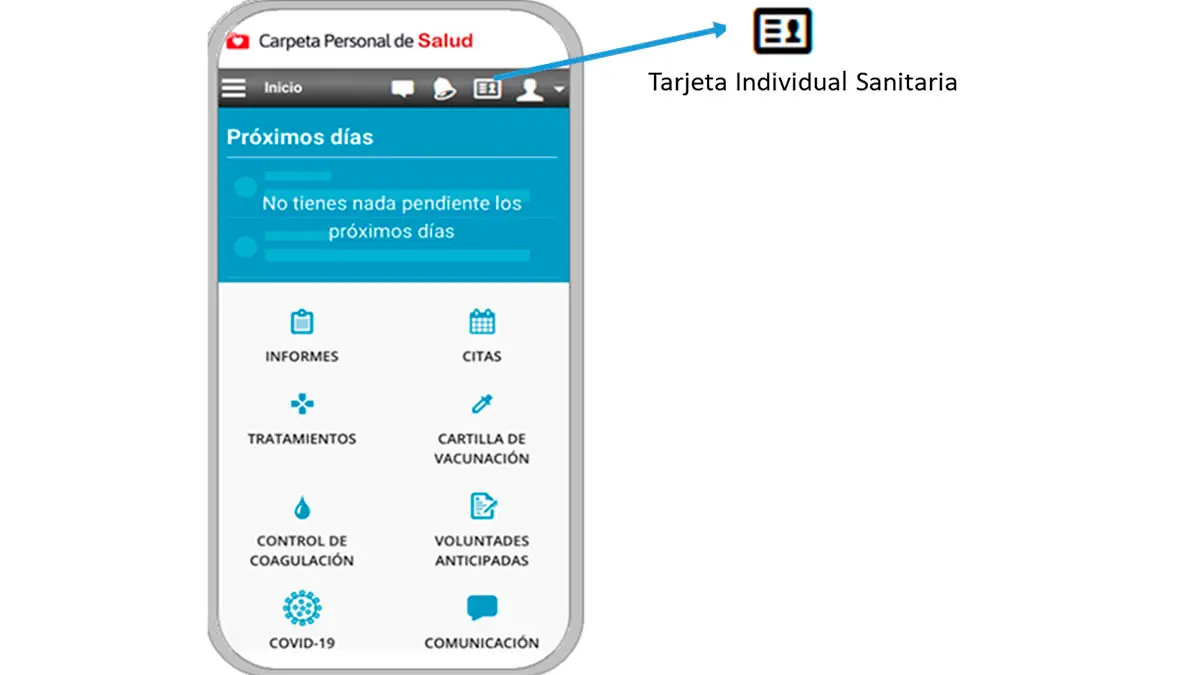 tarjeta virtual sanitaria