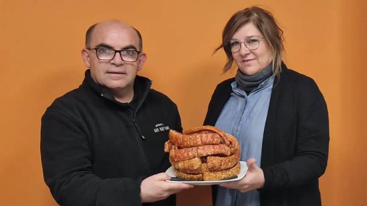 Eloy Medina y Silvia Santolaria de la cafetería de la estación de servicio San Rafael de Tudela