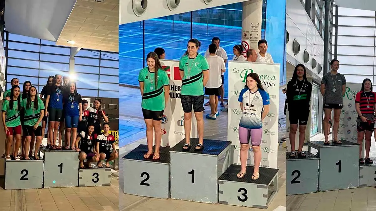 natacion cd campoamor infantil campeonato euskalherria