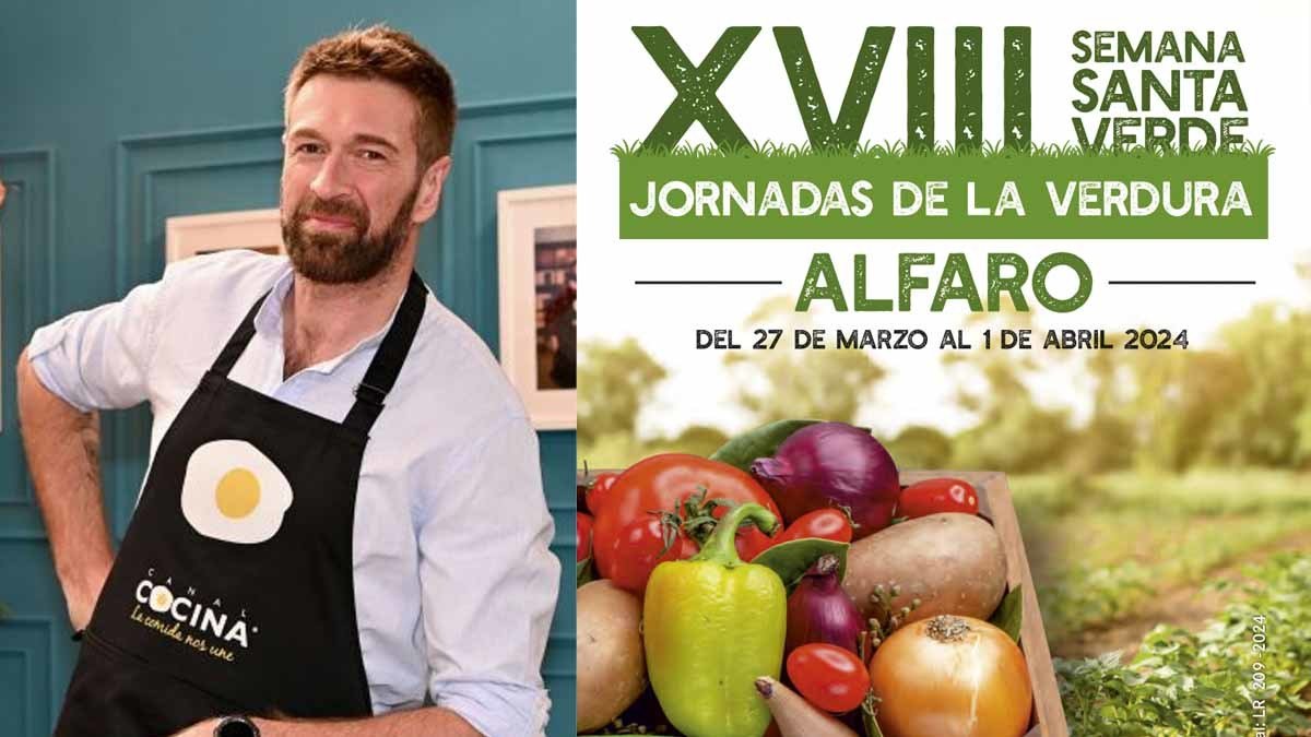 El Chef Julius será el pregonero de la Semana Santa Verde 2024 en Alfaro