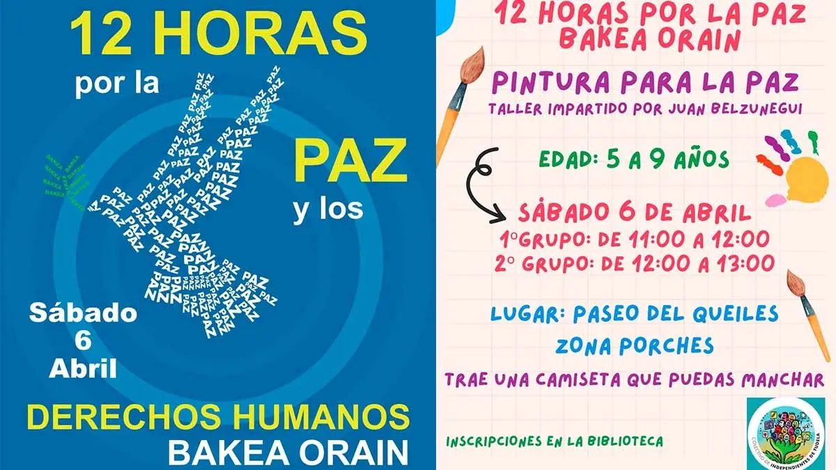 jornada por la paz y derechos humanos colectivo independientes de tudela