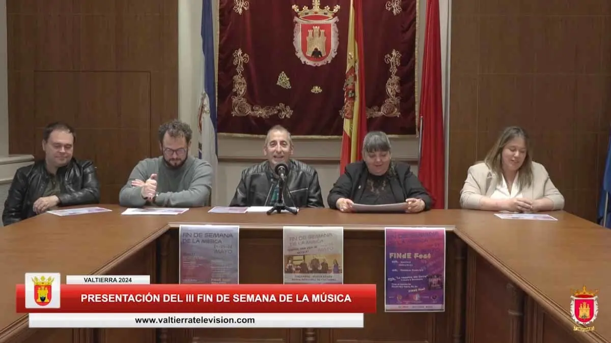 Presentación de la tercera edición del Fin de Semana de la Música en Valtierra 2024