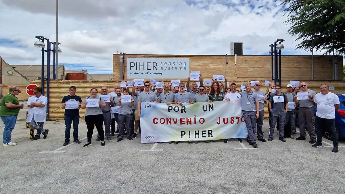 Trabajadores de Piher Tudela reanudan las concentraciones