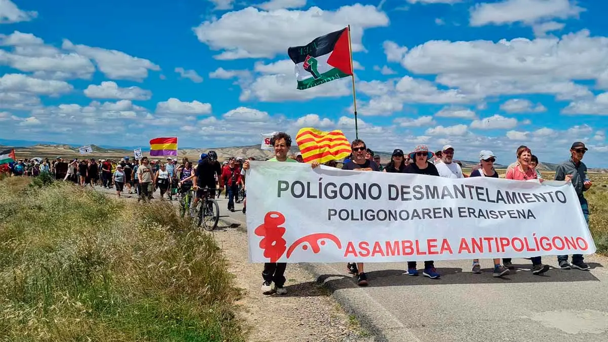 Marcha contra el Polígono de Tiro de Bardenas4