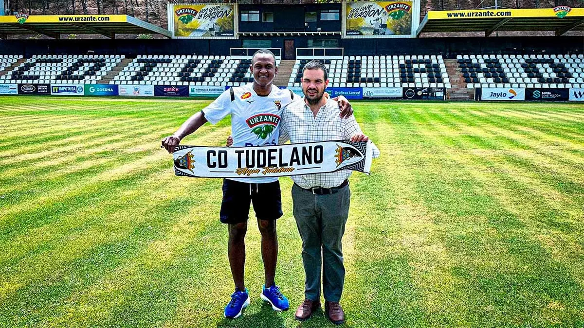 Johar Mejía, delantero del Tudelano