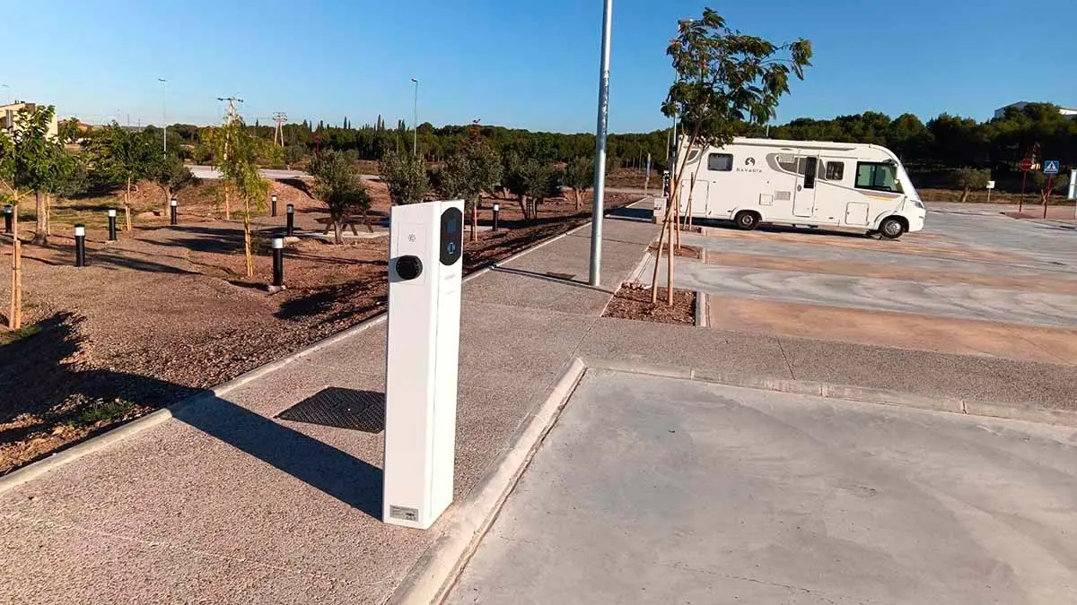 fustiñana punto de recarga para vehículos eléctricos
