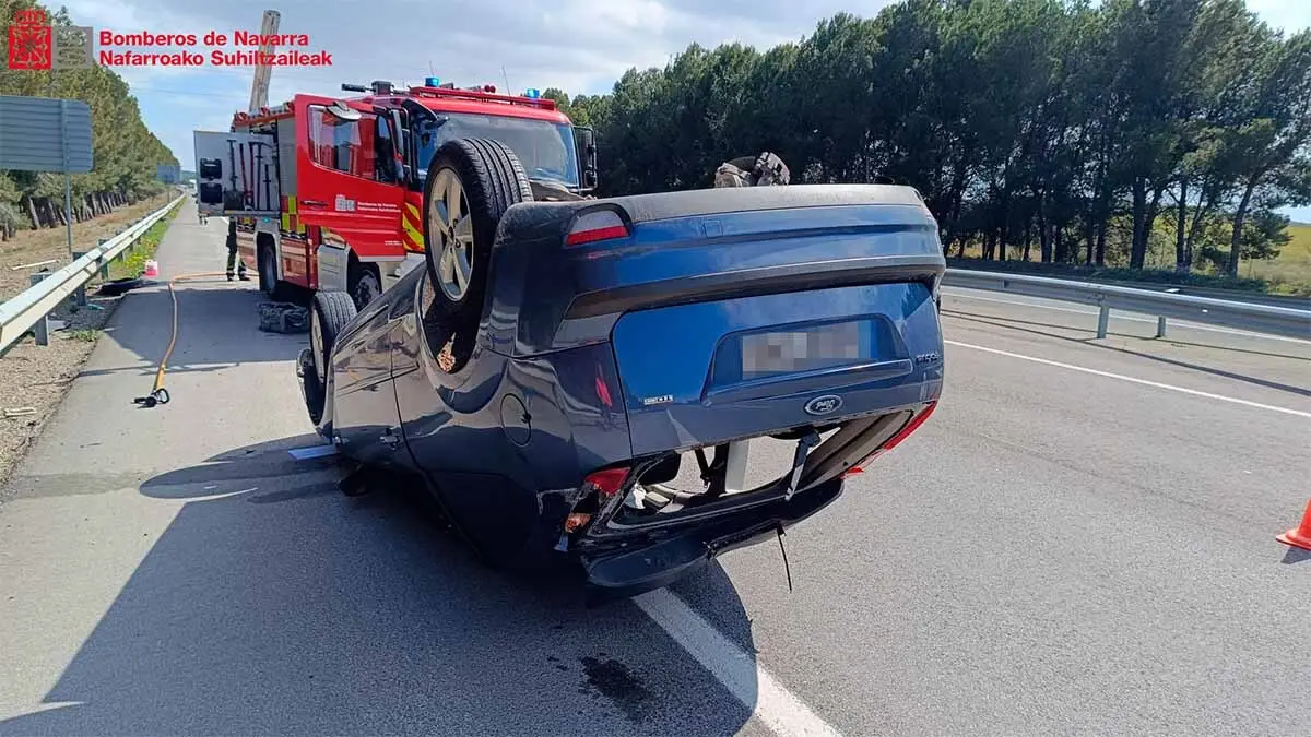 accidente A-68 tudela