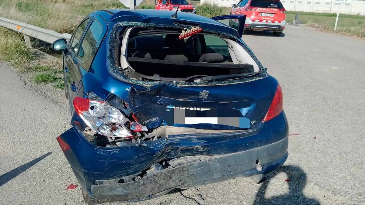 colisión alcance valtierra