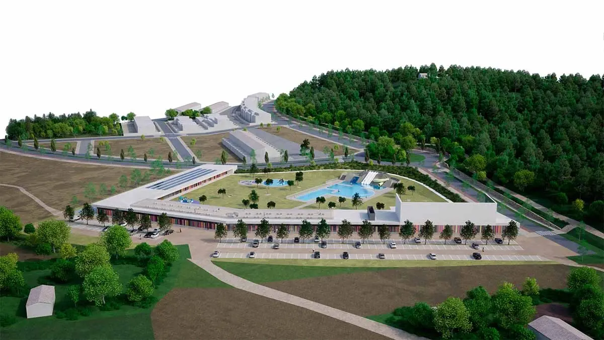 Imágenes del diseño de las nuevas piscinas municipales de Tudela (2)