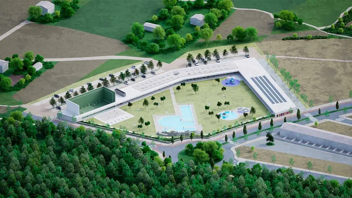Imágenes del diseño de las nuevas piscinas municipales de Tudela (4)