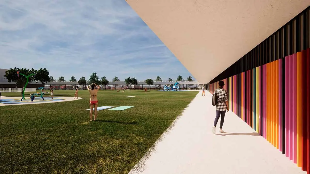 Imágenes del diseño de las nuevas piscinas municipales de Tudela (5)