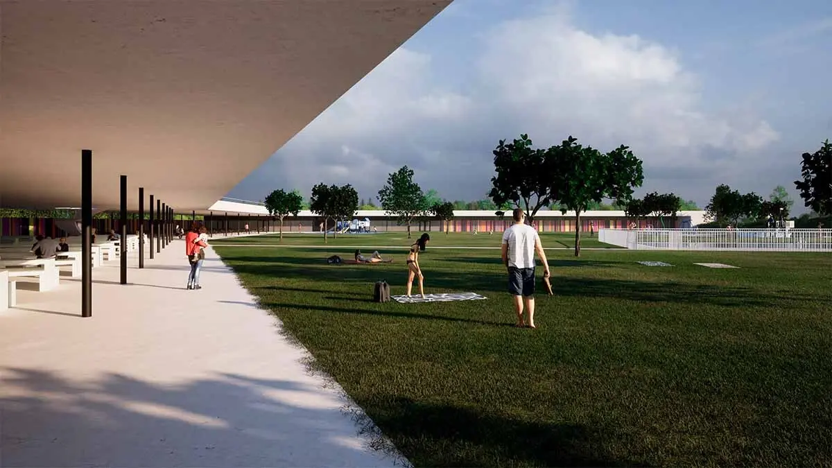 Imágenes del diseño de las nuevas piscinas municipales de Tudela (8)