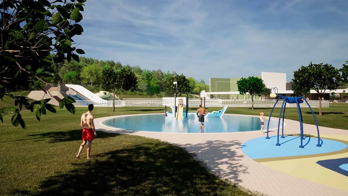 Imágenes del diseño de las nuevas piscinas municipales de Tudela (9)