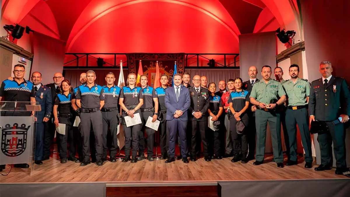 celebración del día de la policía local de tudela