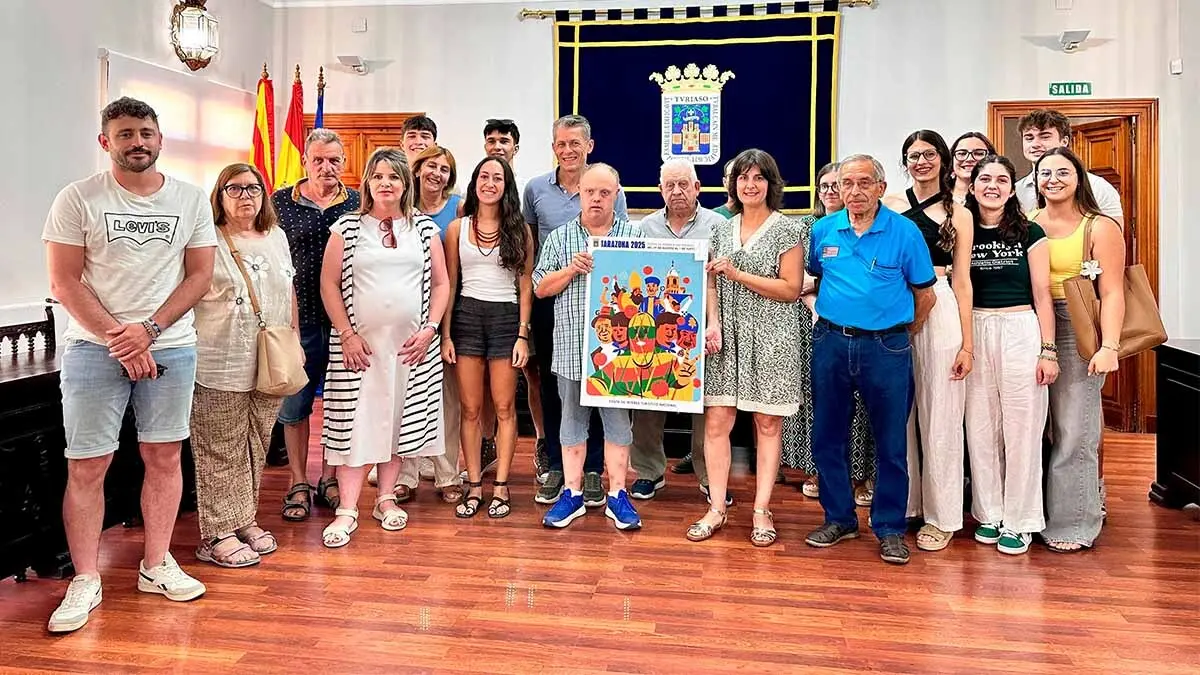 Cartel ganador del concurso anunciador de las Fiestas Patronales de Tarazona 2025
