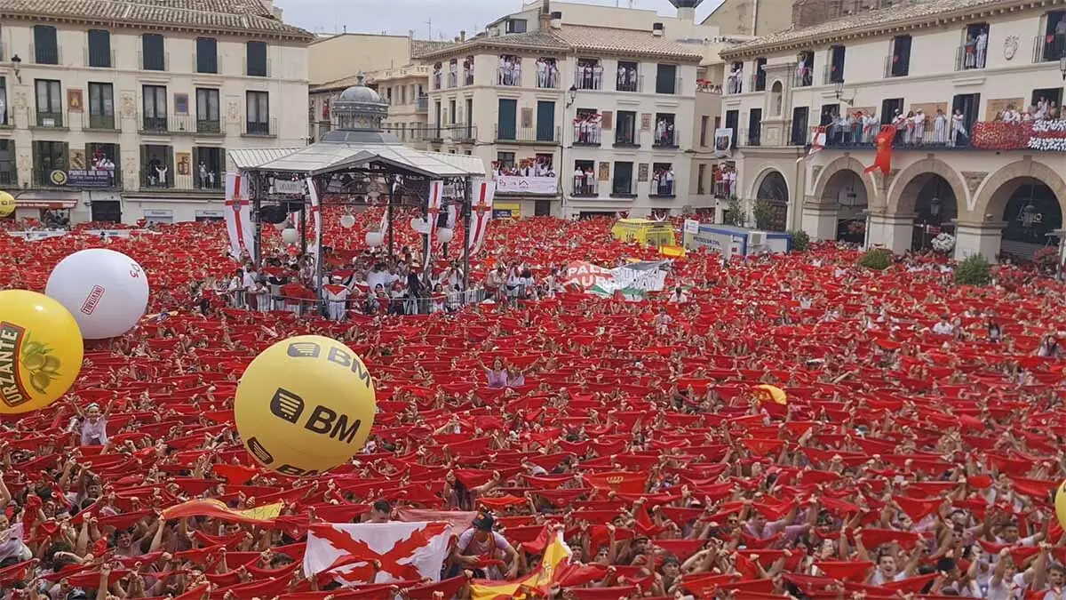 Cohete de Tudela 2025 desde la Casa del Reloj (20)