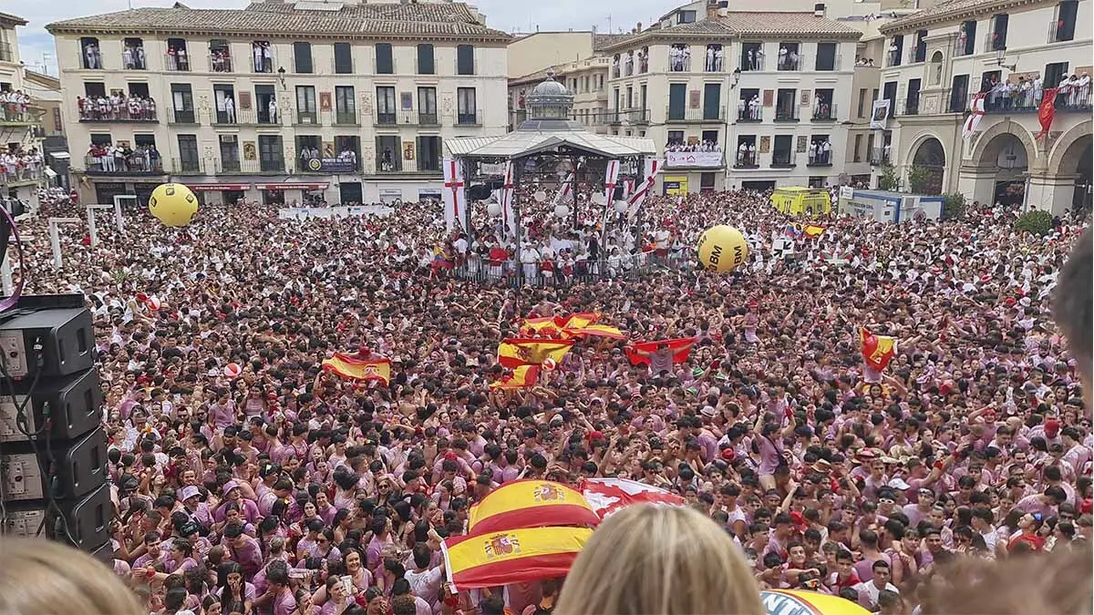 Cohete de Tudela 2025 desde la Casa del Reloj (30)