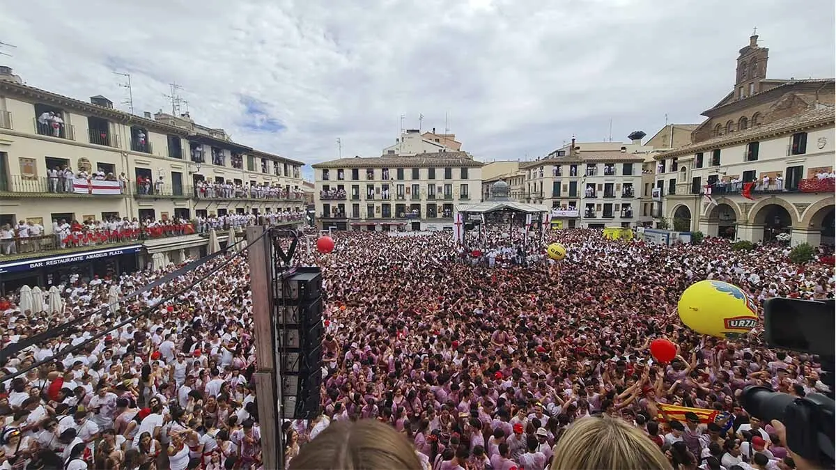 Cohete de Tudela 2025 desde la Casa del Reloj (35)