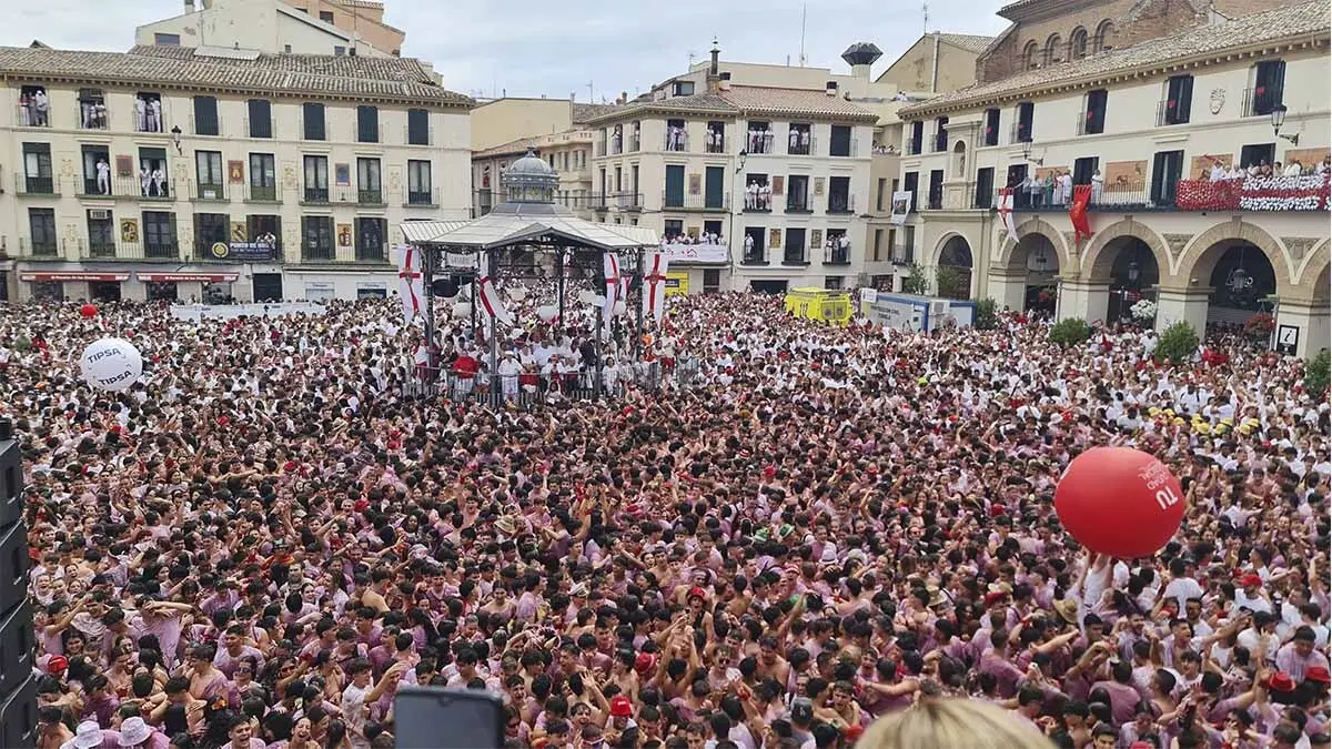 Cohete de Tudela 2025 desde la Casa del Reloj (42)
